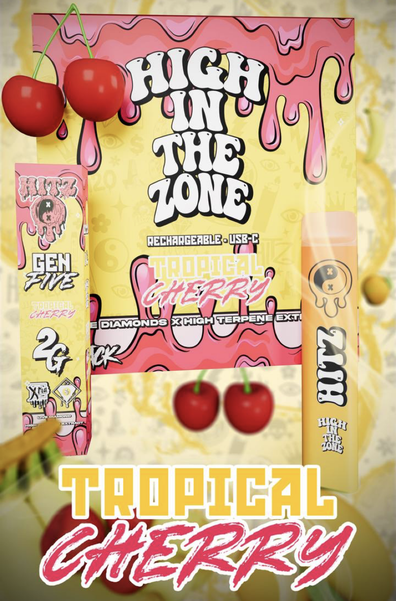 Tropical Cherry 2G Hitz Disposable